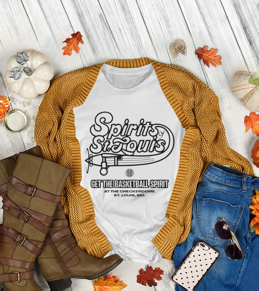 Spirits Of St. Louis Get The Basketball Spirit At The Checkerdome St. Louis MO T-Shirt