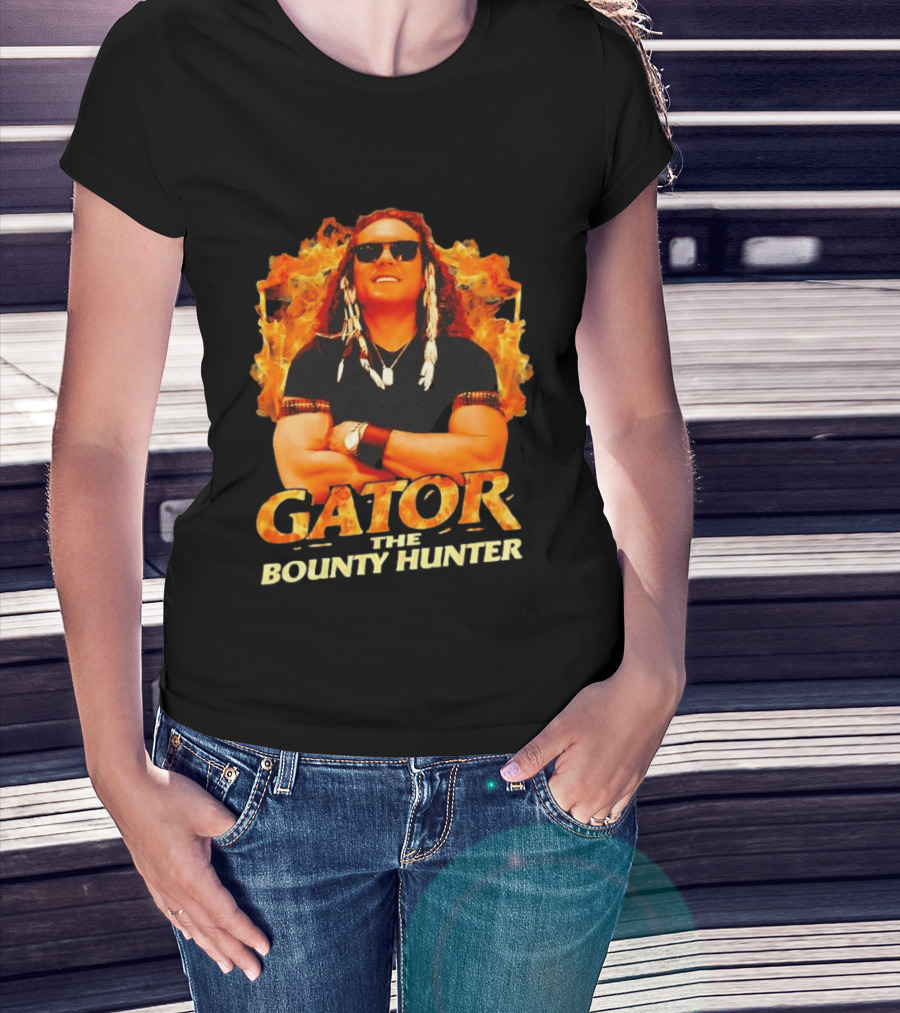 Gator The Bounty Hunter Flame T-Shirt