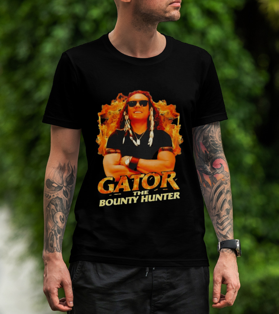 Gator The Bounty Hunter Flame T-Shirt