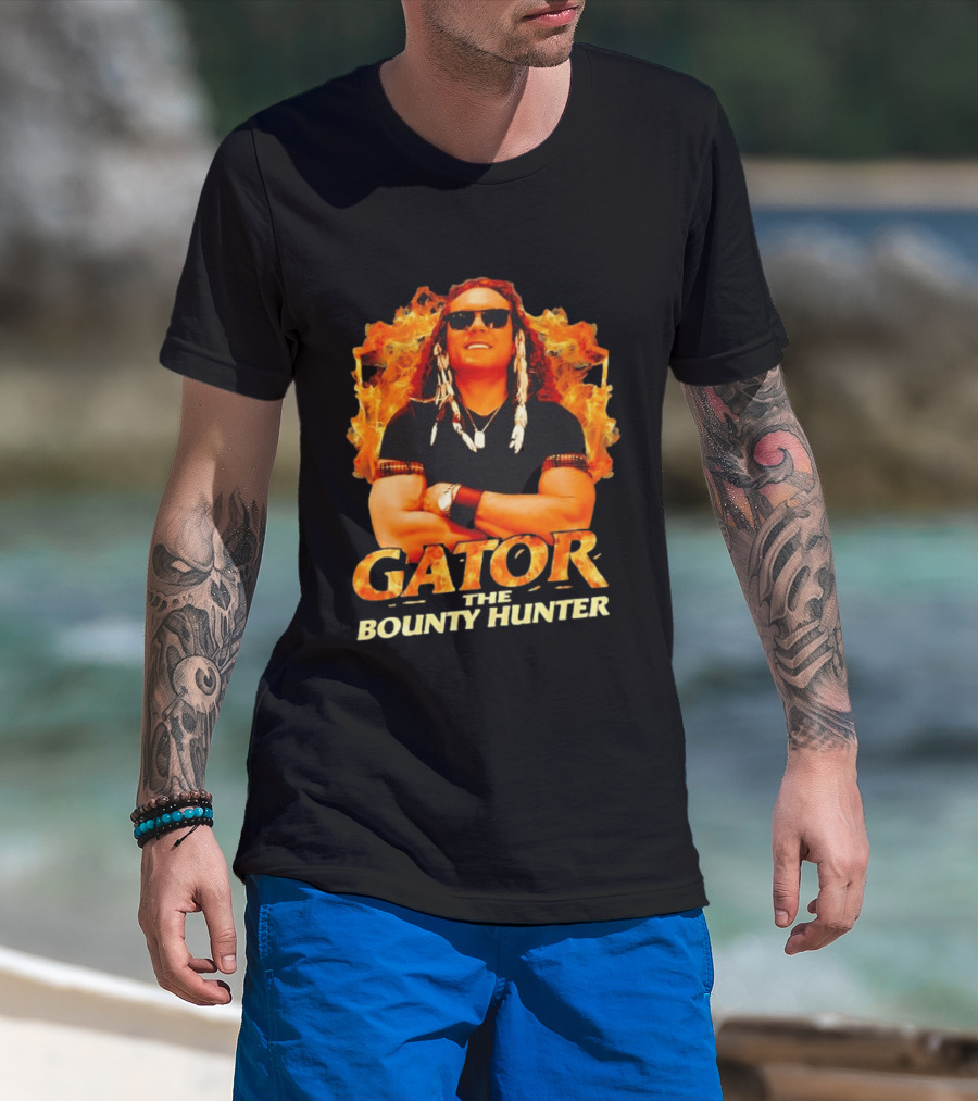 Gator The Bounty Hunter Flame T-Shirt