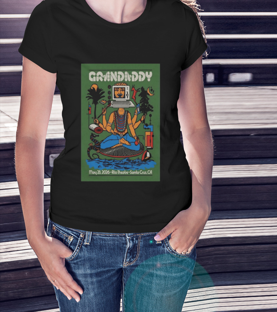 Grandaddy 5 23 2026 Santa Cruz CA T-Shirt