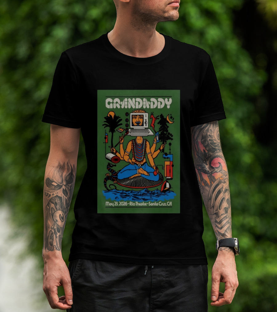Grandaddy 5 23 2026 Santa Cruz CA T-Shirt