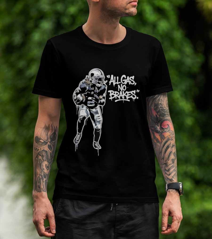 Harold Landry III New England Patriots All Gas No Brakes Football T-Shirt