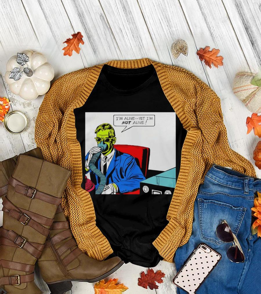 I'm Alive Yet I'm Not Alive Comic Pop Art Retro Bubble T-Shirt