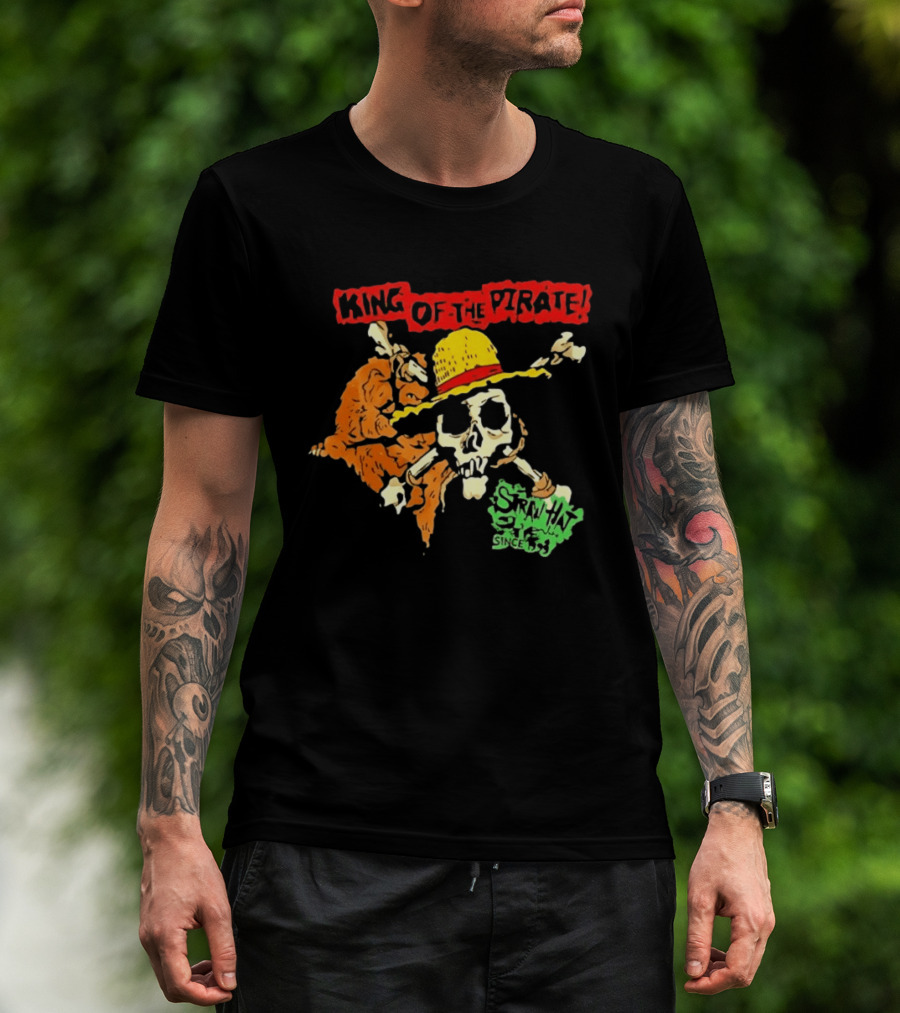 King Of The Pirate Skull And Straw Hat Since 1987 T-Shirt