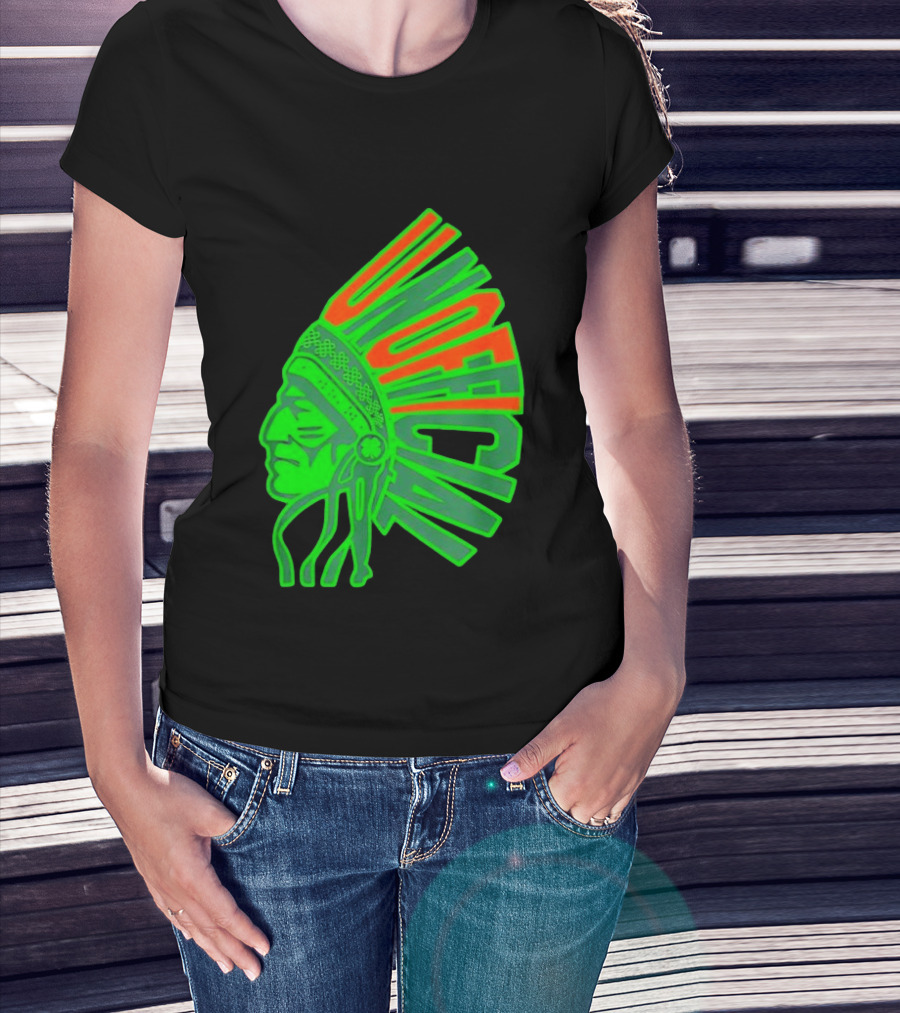 Illinois Fighting Illini Unofficial St. Patrick's Day Chief Illiniwek T-Shirt