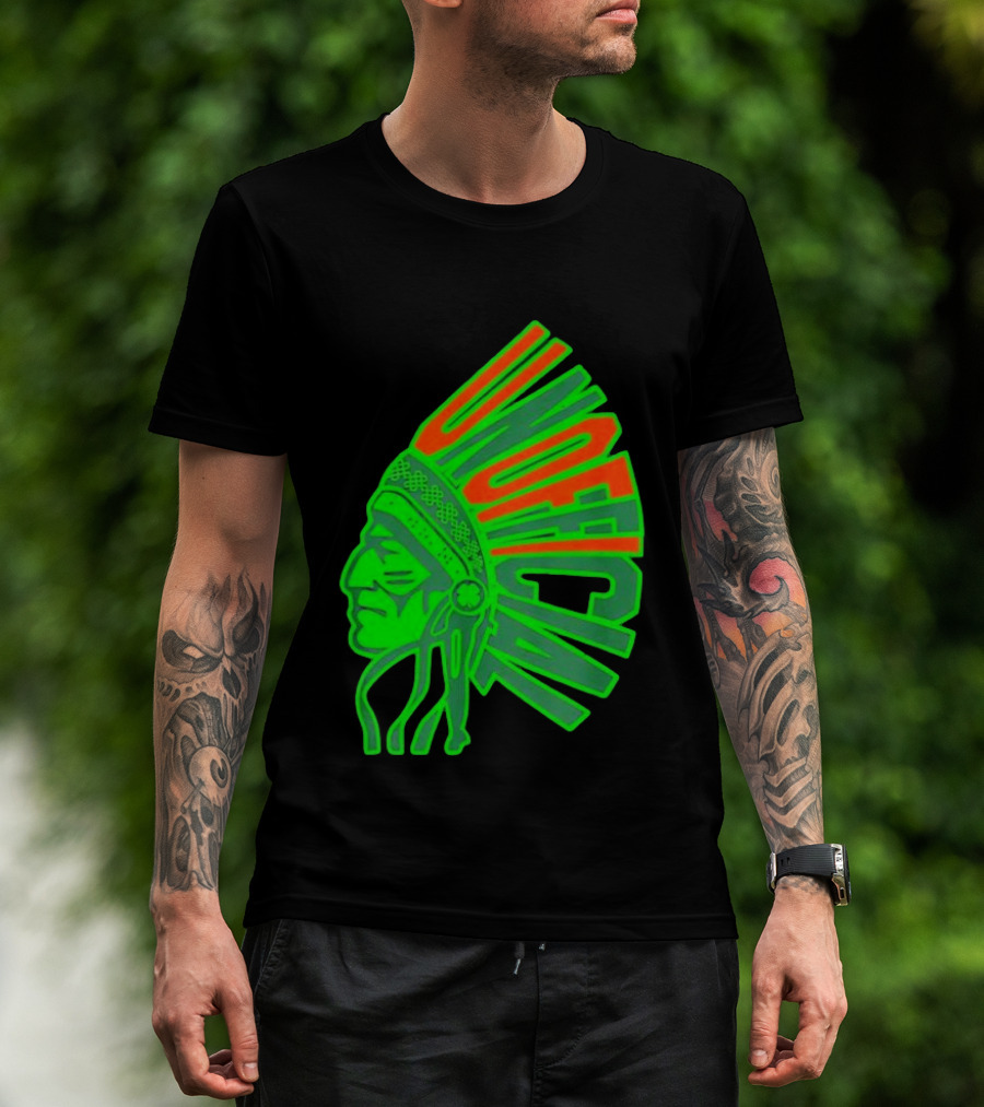 Illinois Fighting Illini Unofficial St. Patrick's Day Chief Illiniwek T-Shirt