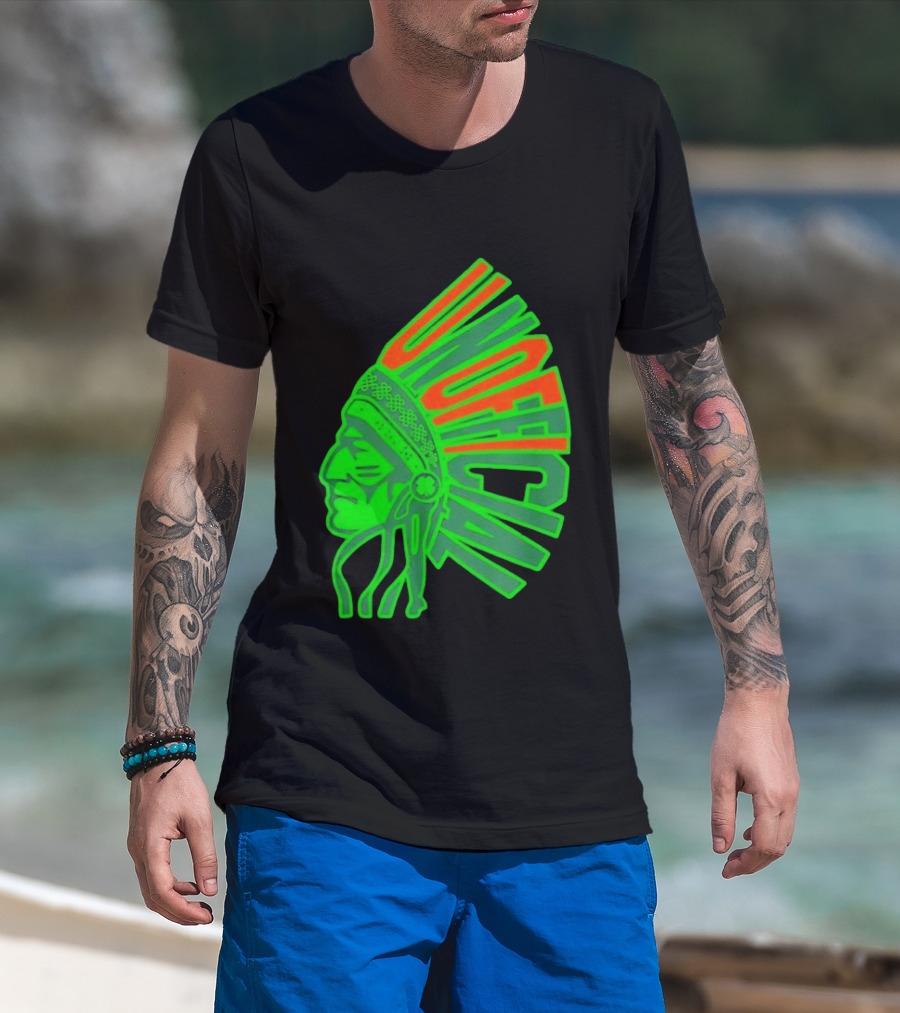 Illinois Fighting Illini Unofficial St. Patrick's Day Chief Illiniwek T-Shirt