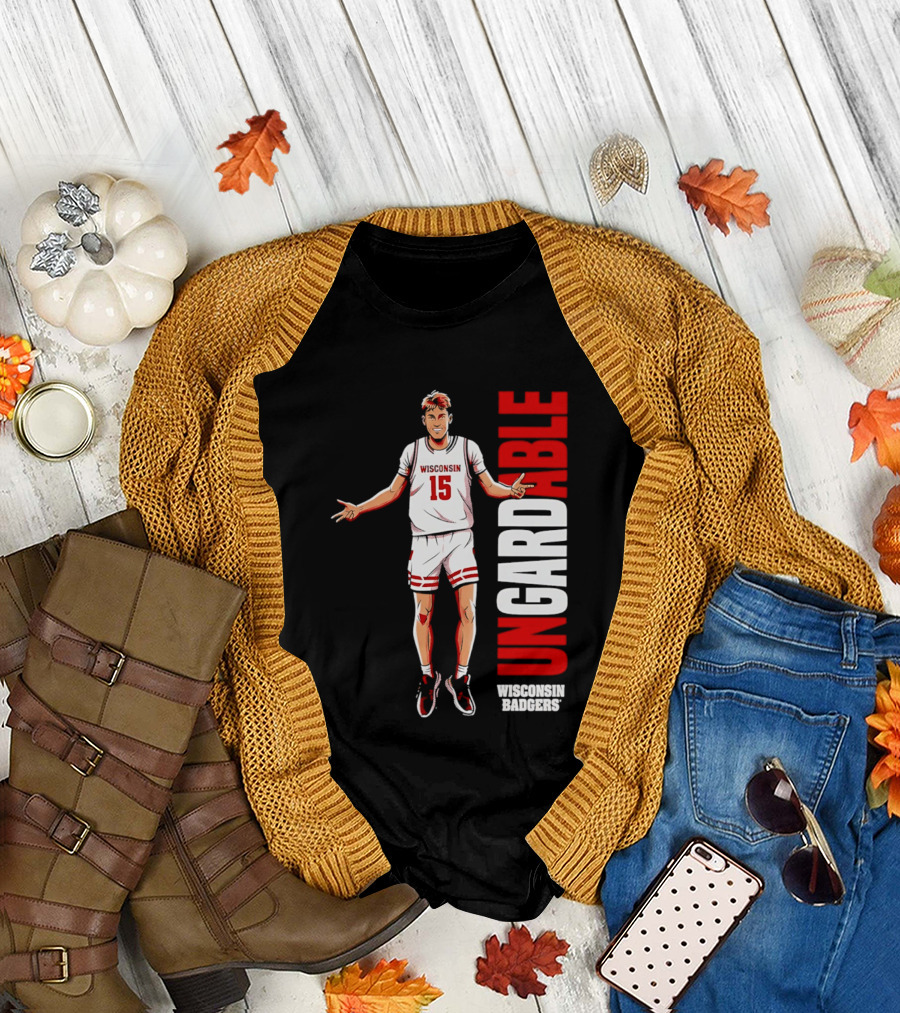 Isaac Gard Wisconsin Badgers Ungardable Basketball Player 15 T-Shirt