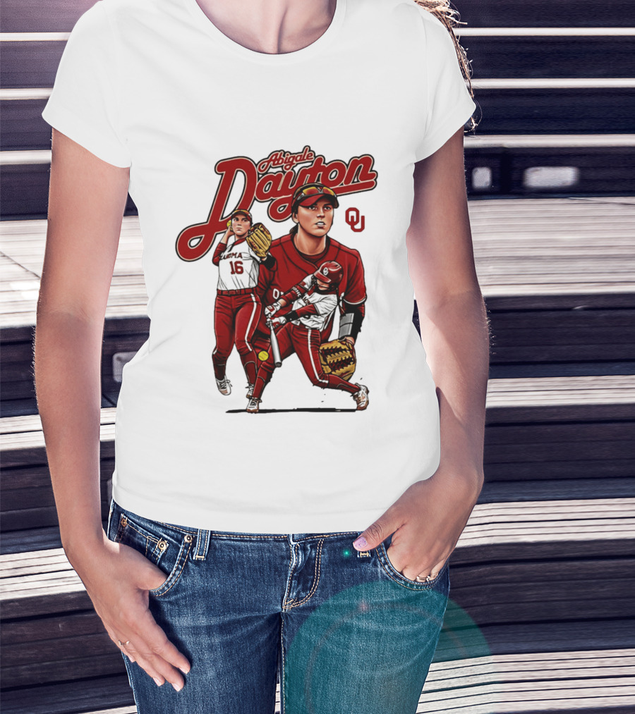 Abigale Dayton Oklahoma Softball NCAA Player OU T-Shirt