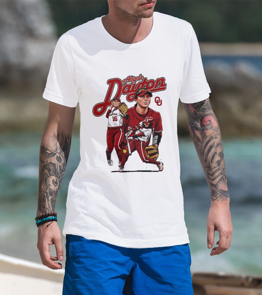 Abigale Dayton Oklahoma Softball NCAA Player OU T-Shirt
