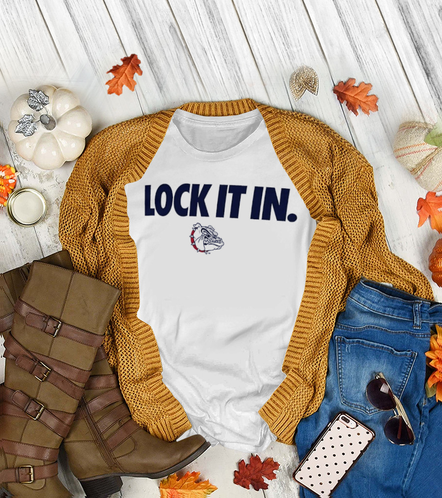 Gonzaga Bulldogs Lock It In 2026 T-Shirt