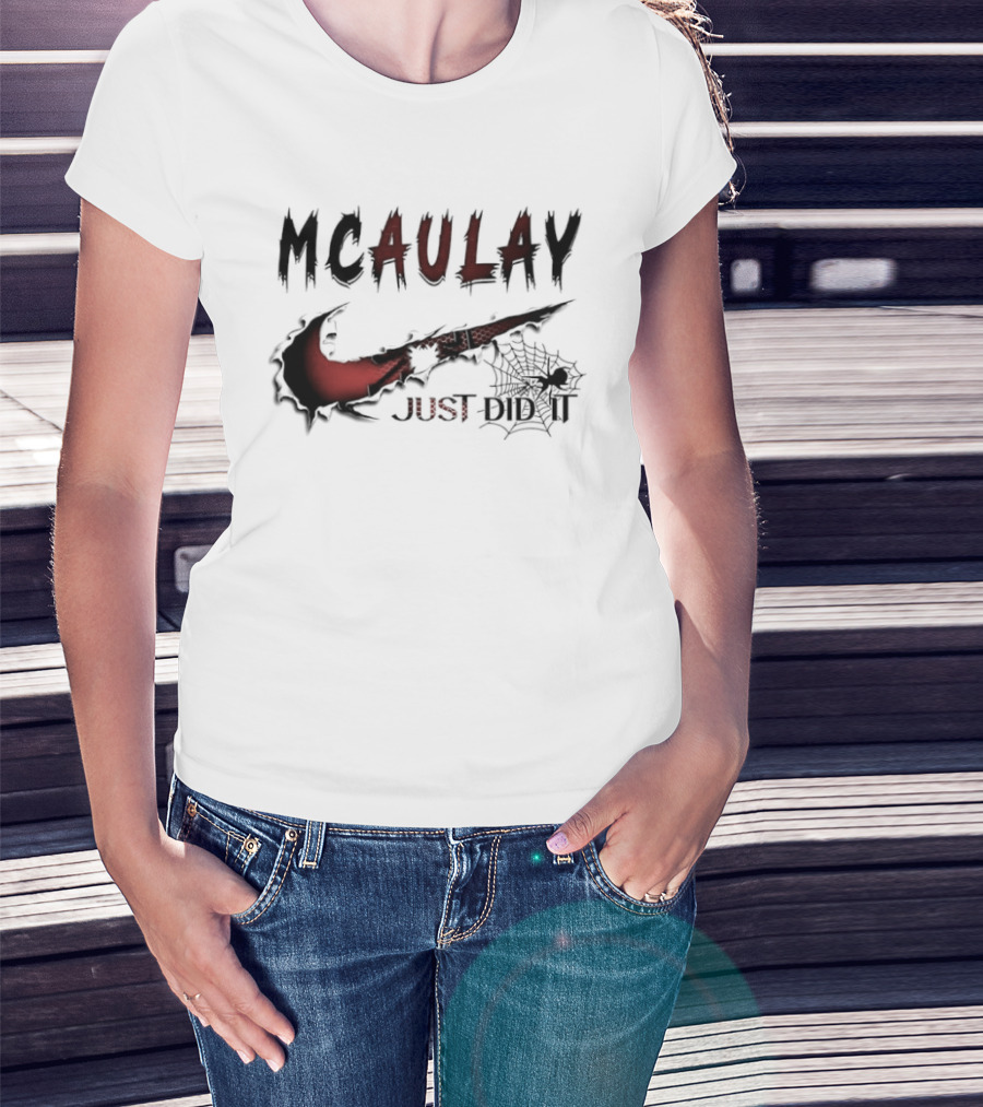 Mcaulay Just Do It Spider Web Swoosh T-Shirt