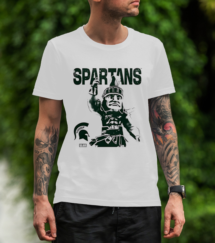 Michigan State Spartans Vintage Logo Mode Slam T-Shirt