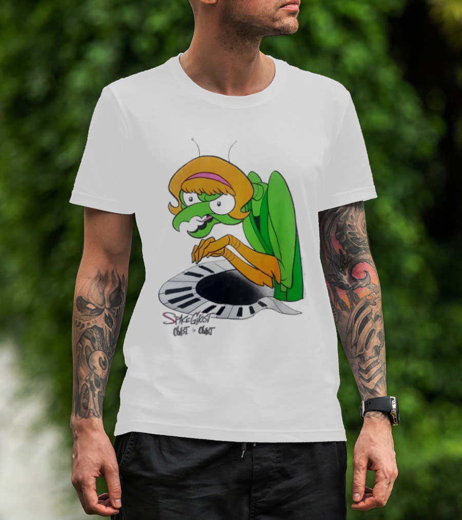 Space Ghost Coast To Coast Zorak Playing Piano T-Shirt