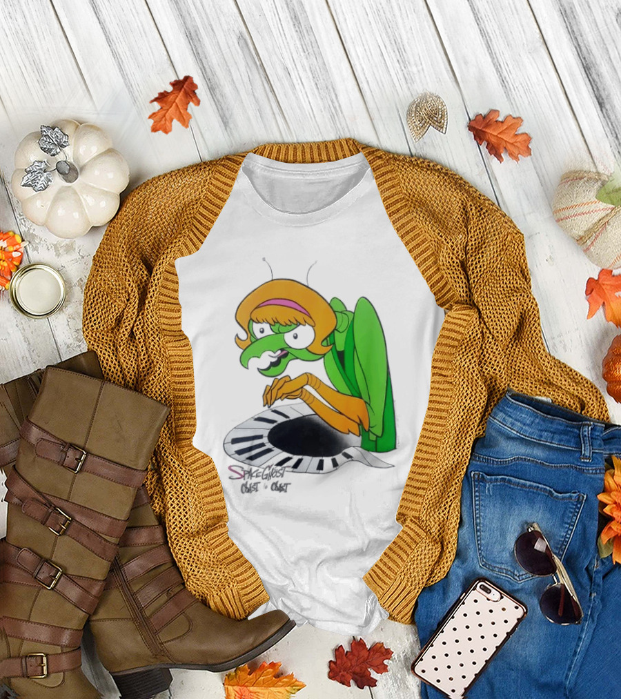 Space Ghost Coast to Coast Zorak Playing Piano T-Shirt