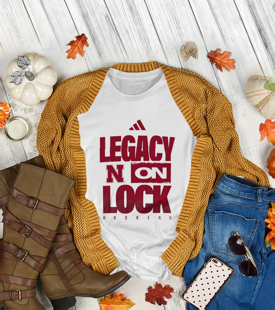 Nebraska Cornhuskers Legacy N On Lock Huskers T-Shirt