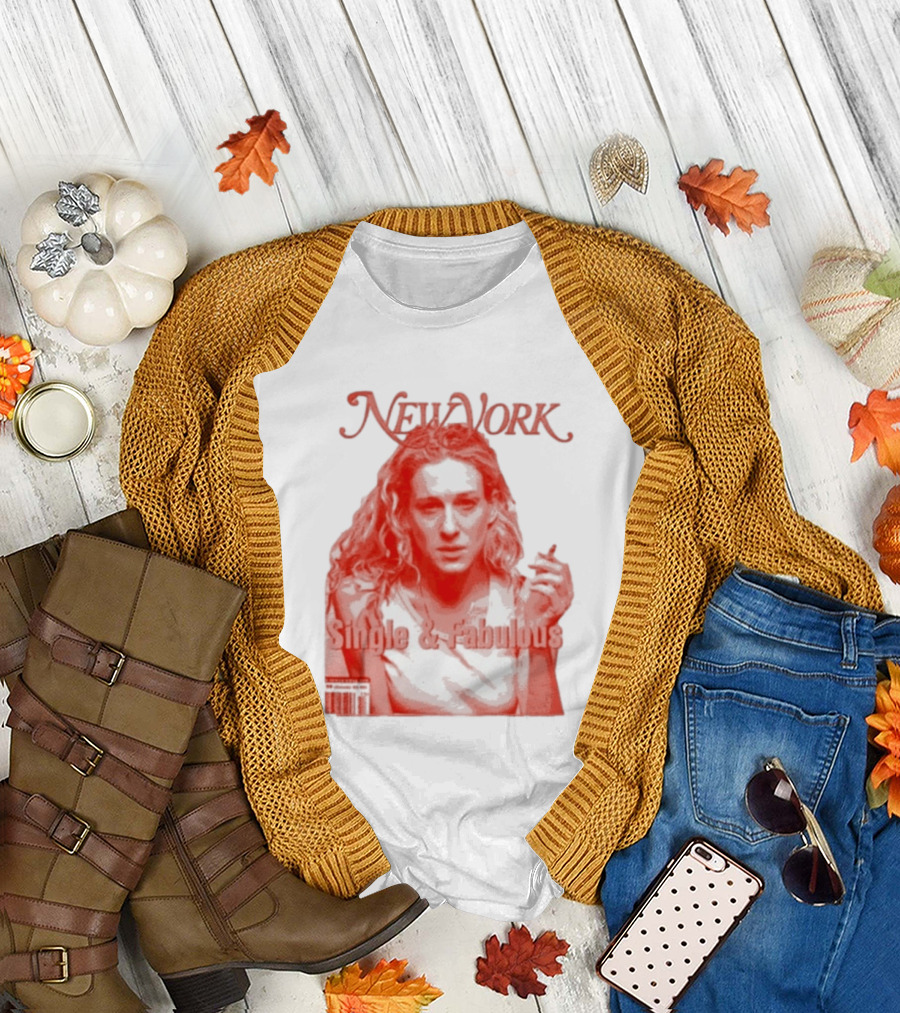 New York Single and Fabulous Magazine Cover T-Shirt