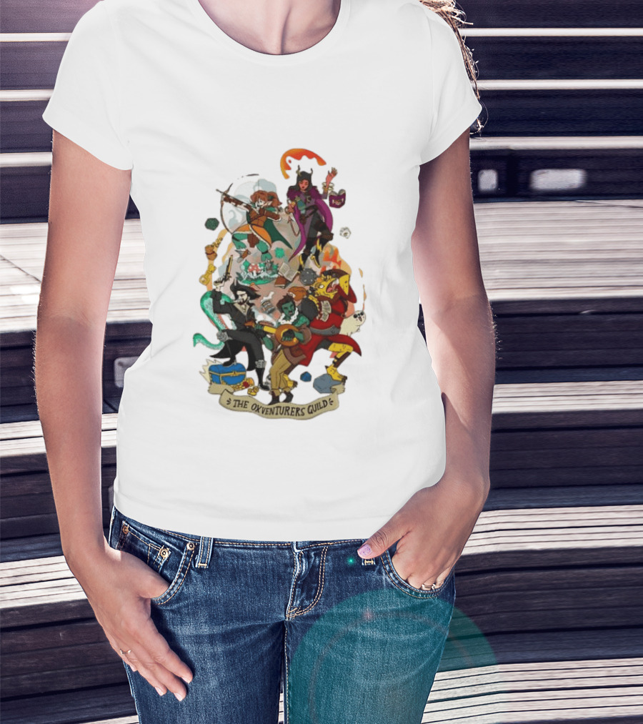 The Oxventurers Guild Dungeons And Dragons Adventure Crew T-Shirt