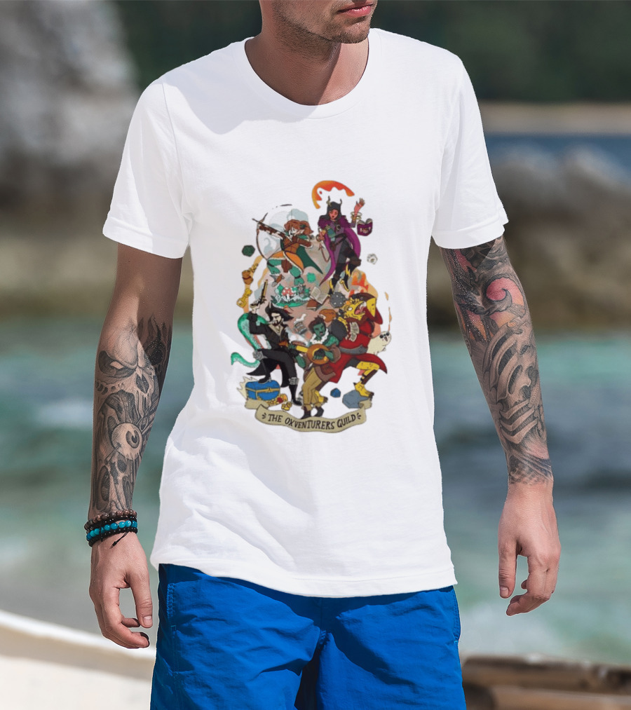 The Oxventurers Guild Dungeons And Dragons Adventure Crew T-Shirt