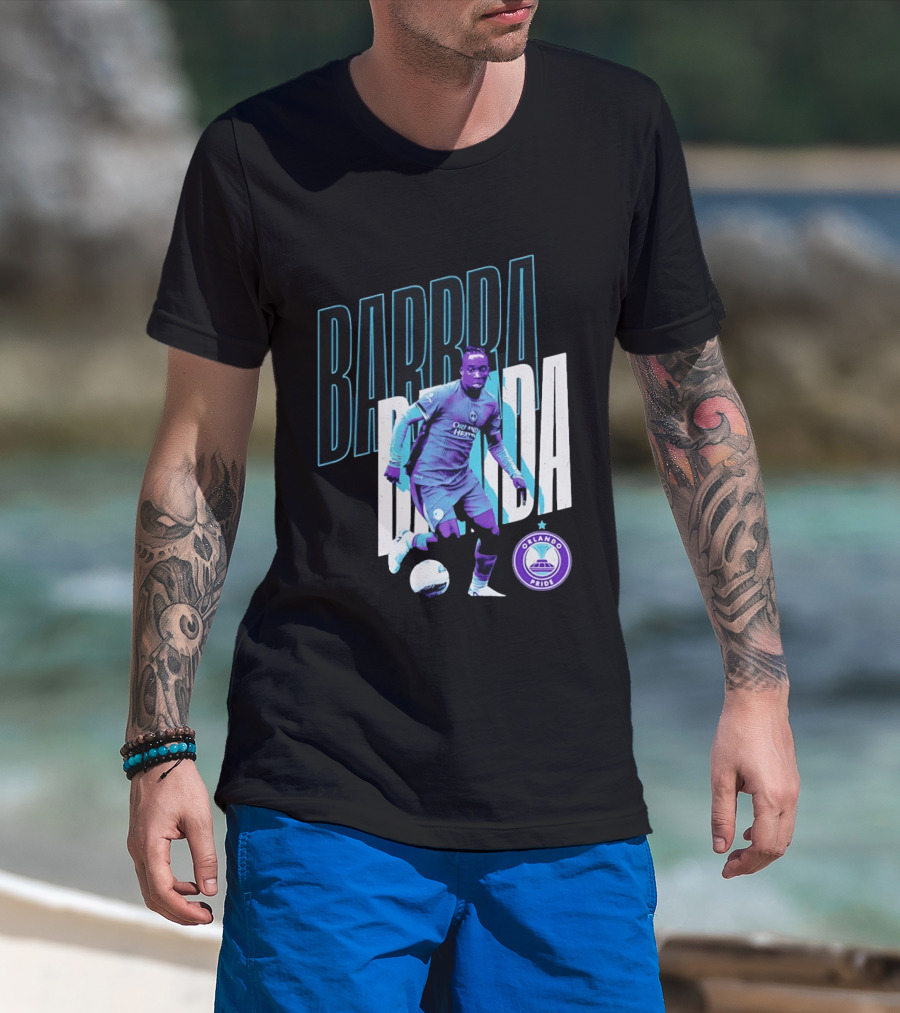 Barbra Banda Orlando Pride Soccer Player Action Pose T-Shirt