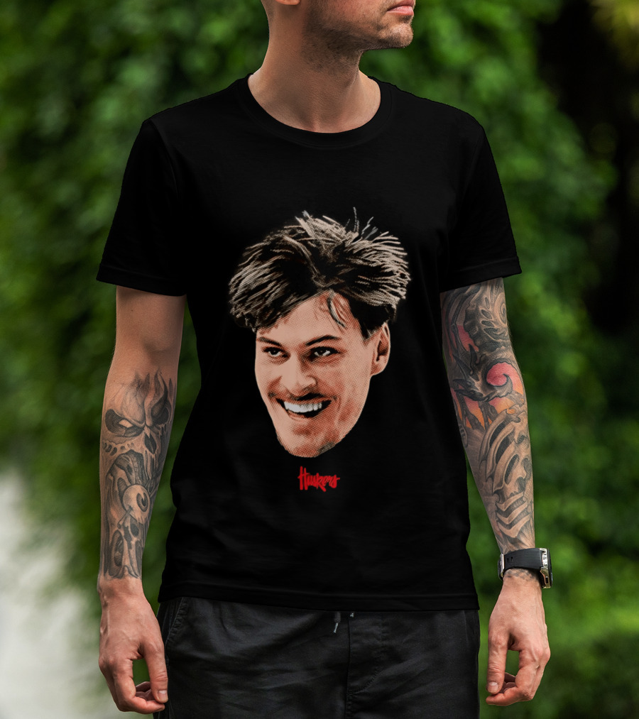 Braden Frager Huskers Big Head Nebraska Cornhuskers T-Shirt