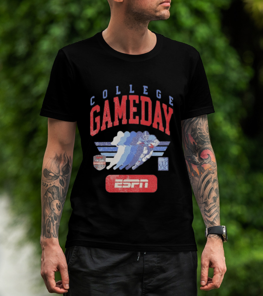 College GameDay Running Est 1993 ESPN Football T-Shirt