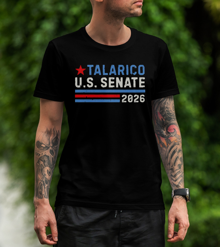 Talarico U.S. Senate 2026 Campaign Star And Stripes T-Shirt