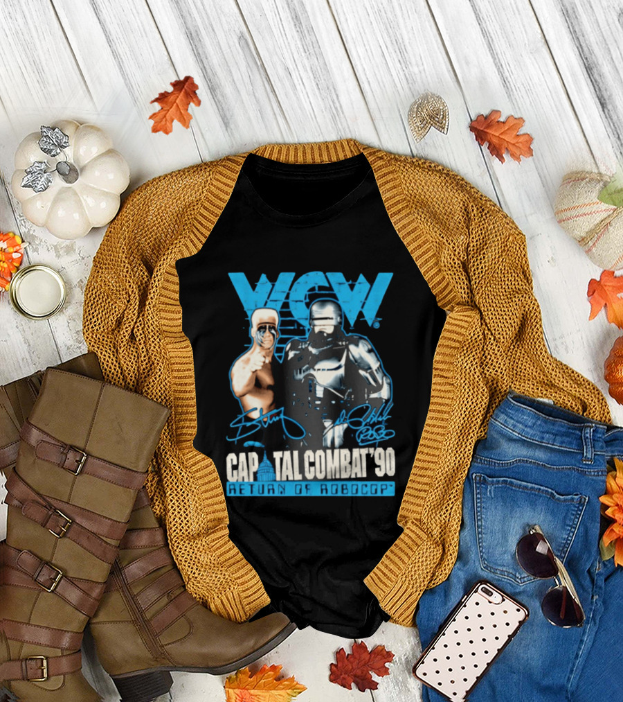 WCW Capital Combat 90 Return of Robocop T-Shirt