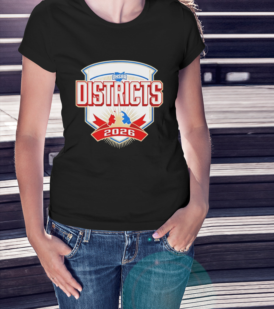 OHSAA 2026 Boys Wrestling Districts T-Shirt