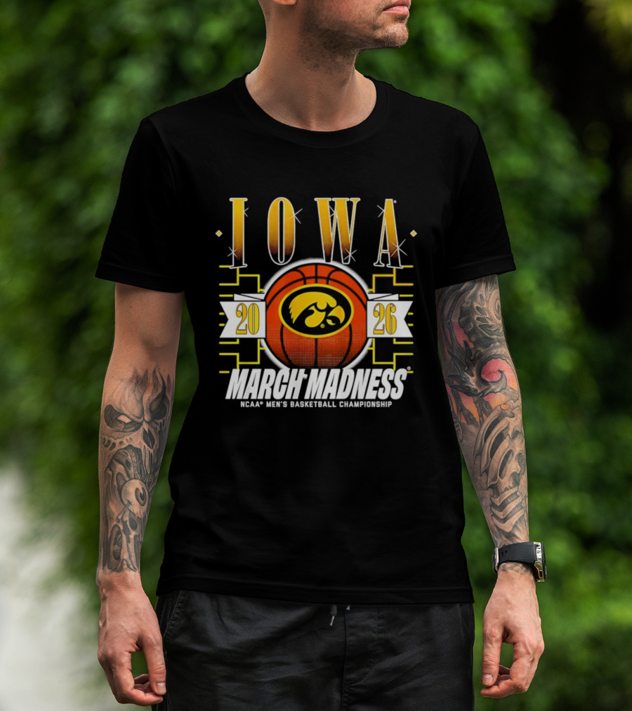 Iowa Hawkeyes 2026 NCAA Men's Basketball Championship March Madness T-Shirt