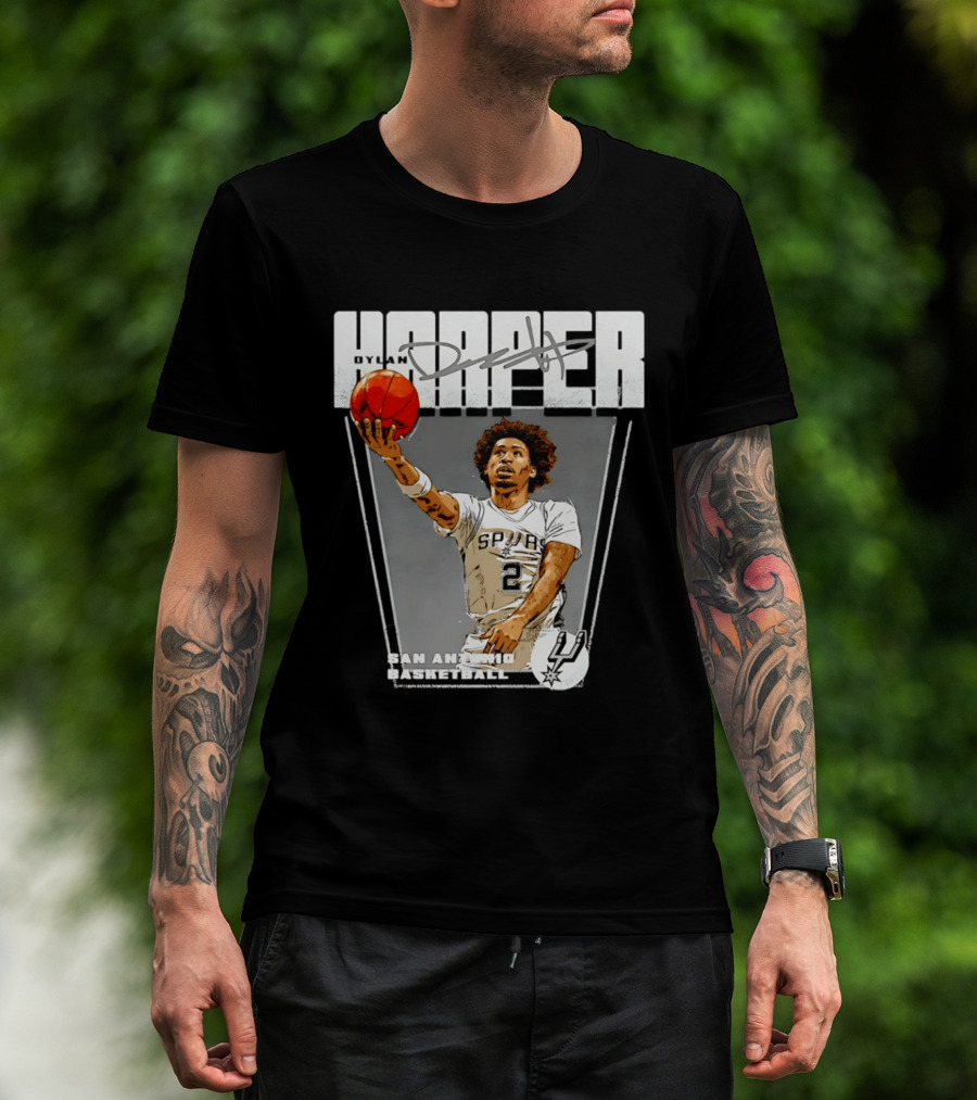 Dylan Harper San Antonio Spurs Basketball Premiere T-Shirt