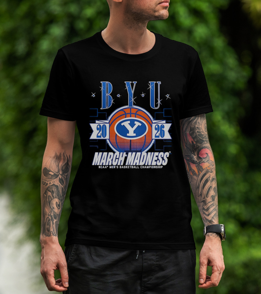 BYU Cougars 2026 NCAA Men's Basketball Championship March Madness T-Shirt