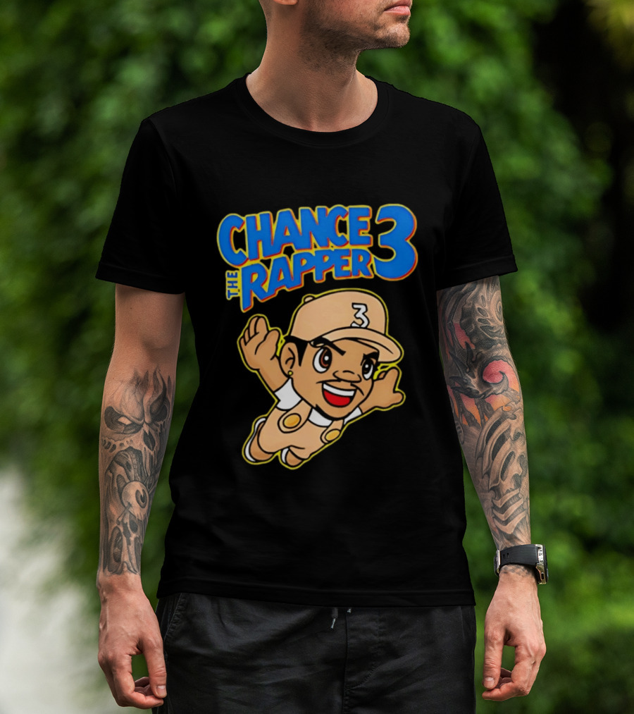 Chance The Rapper Super Mario 3 Character Mashup T-Shirt