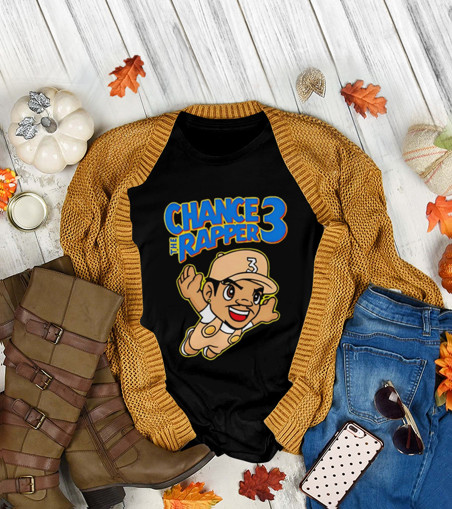 Chance The Rapper Super Mario 3 Character Mashup T-Shirt