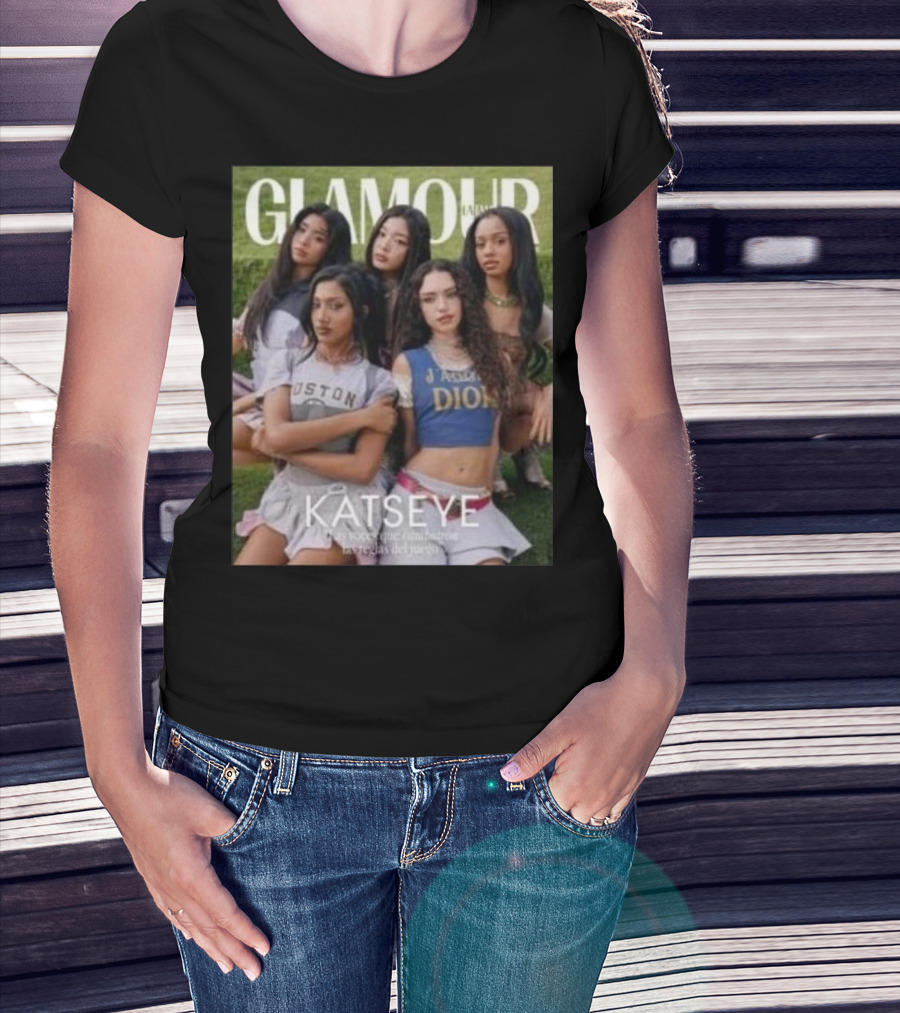 Glamour Latinoamérica Katseye Dior Boston Style Cover T-Shirt