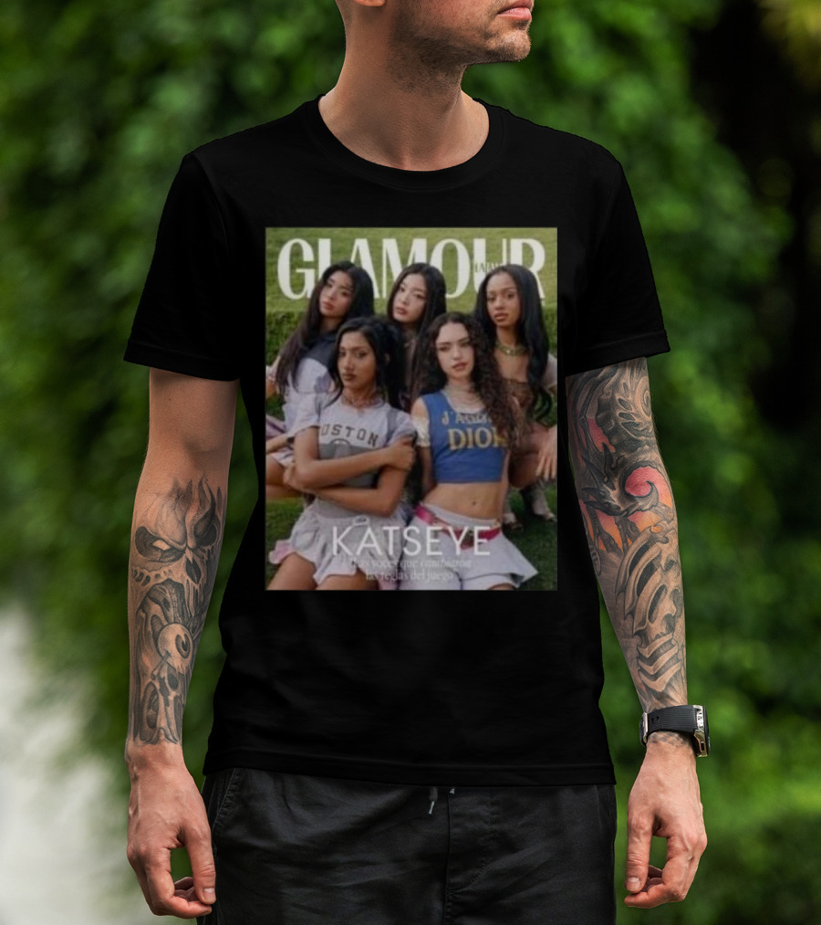 Glamour Latinoamérica Katseye Dior Boston Style Cover T-Shirt