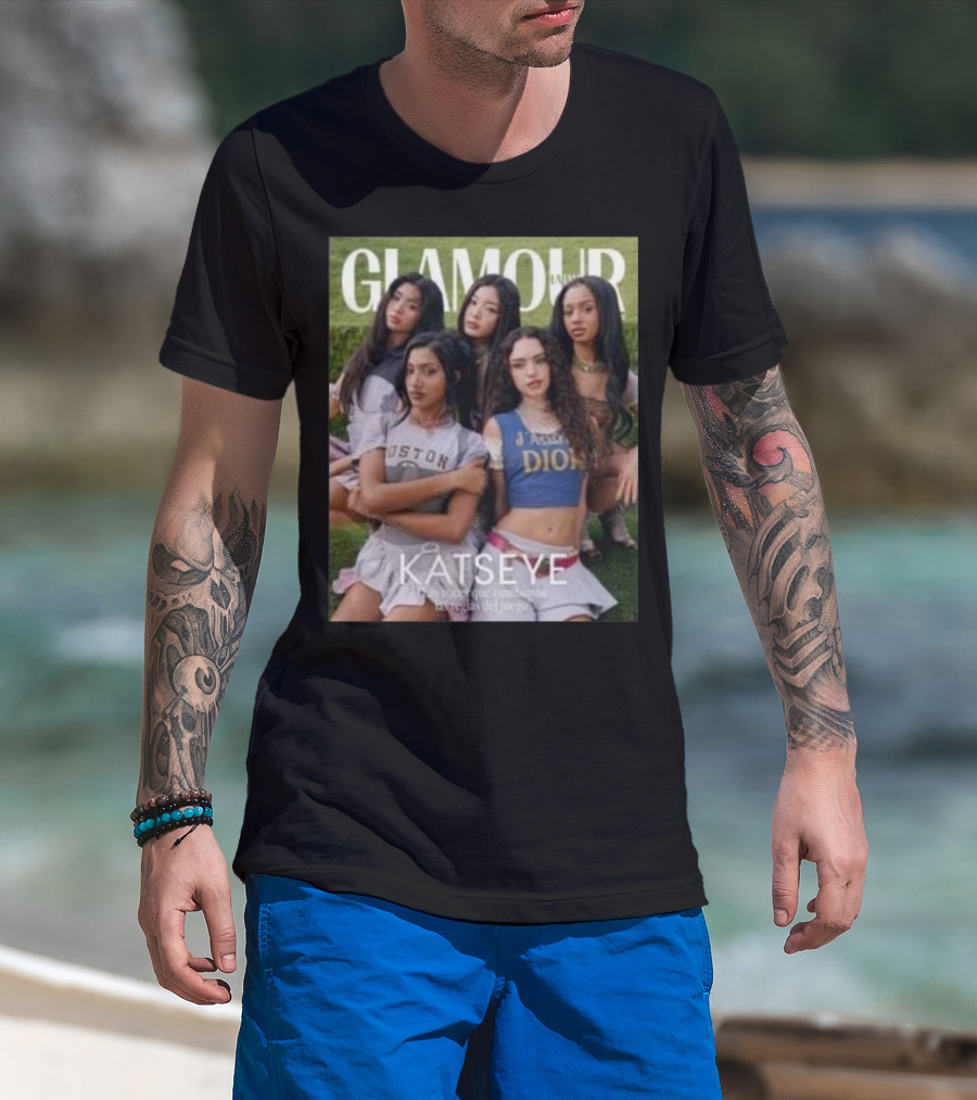 Glamour Latinoamérica Katseye Dior Boston Style Cover T-Shirt