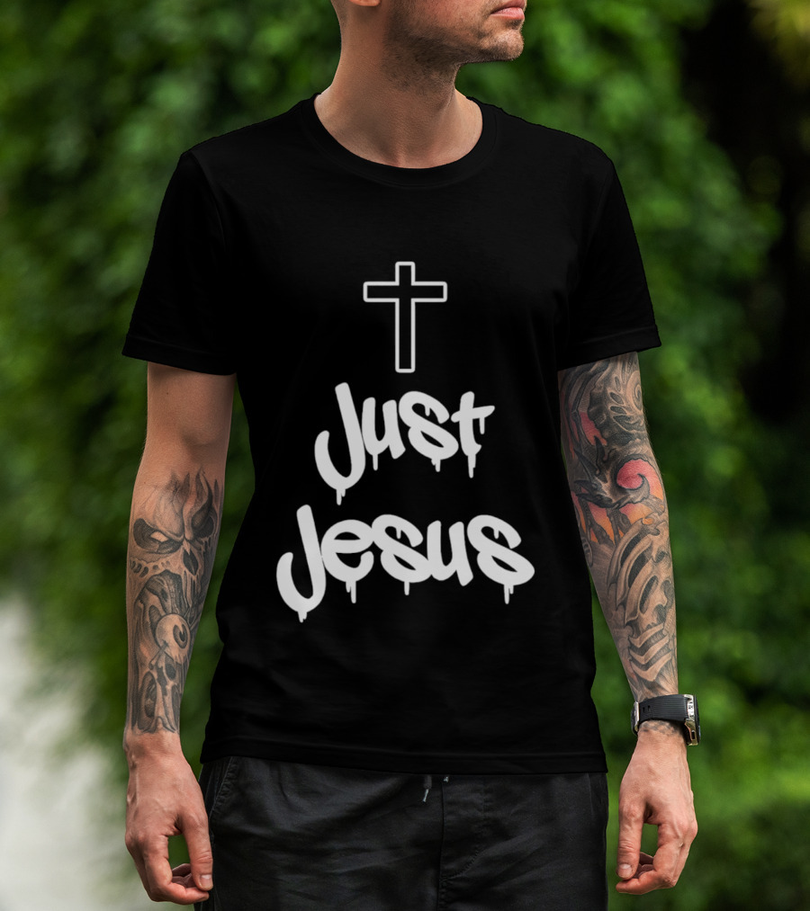 Charles Kiely Just Jesus Cross T-Shirt