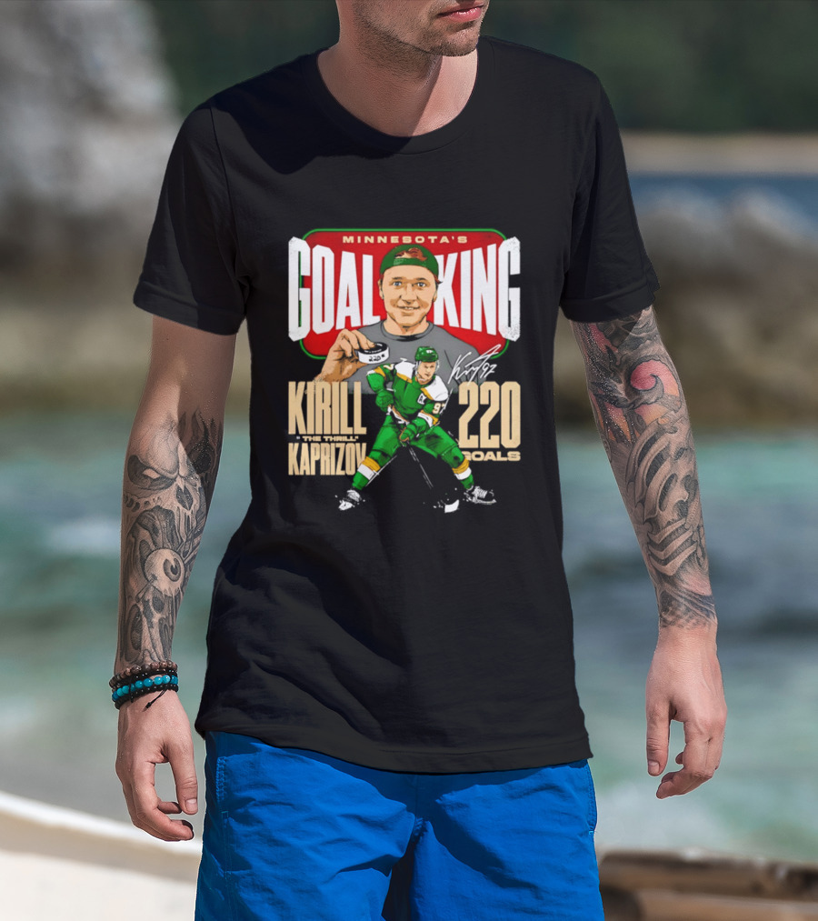 Minnesota's Goal King Kirill Kaprizov 220 Goals T-Shirt