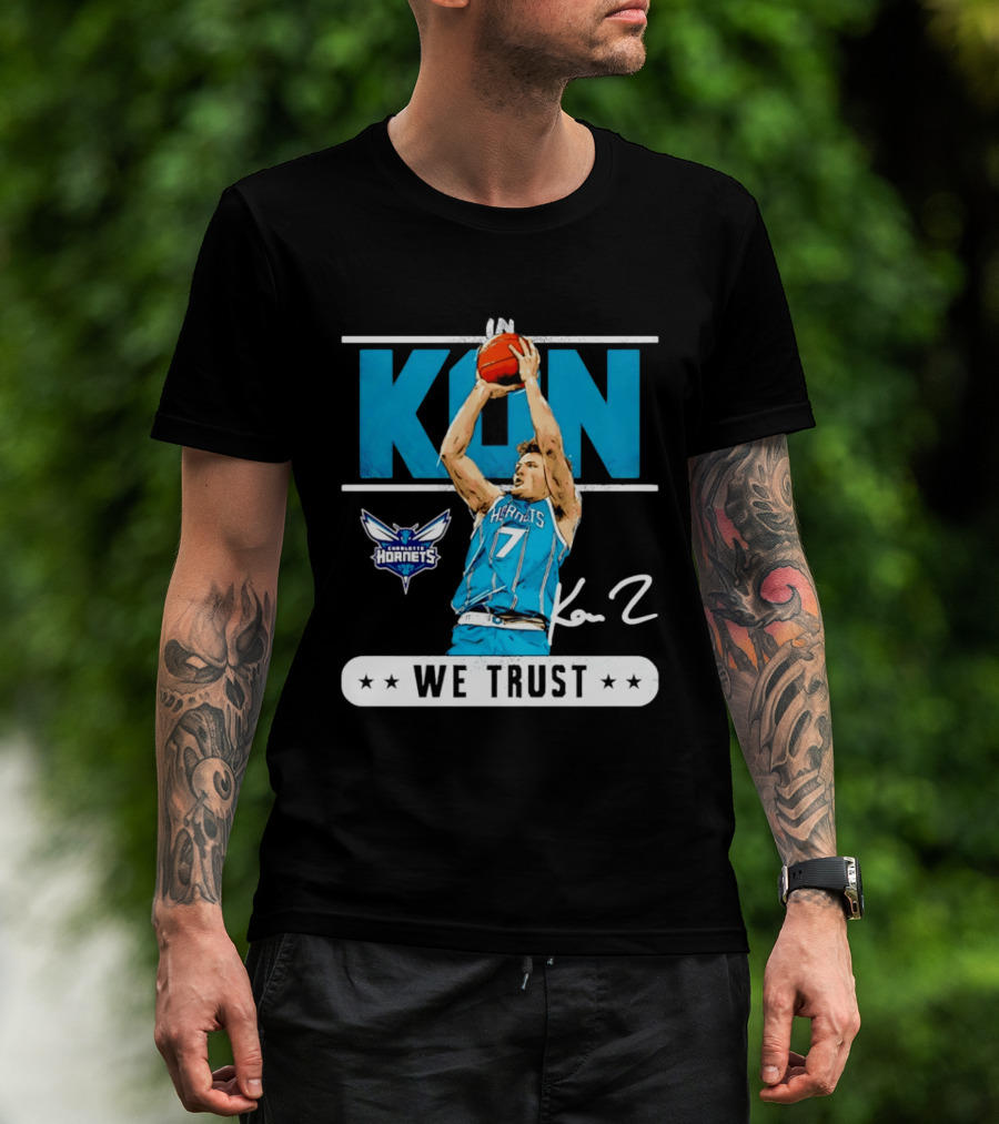 Kon Knueppel Charlotte Hornets Basketball We Trust T-Shirt