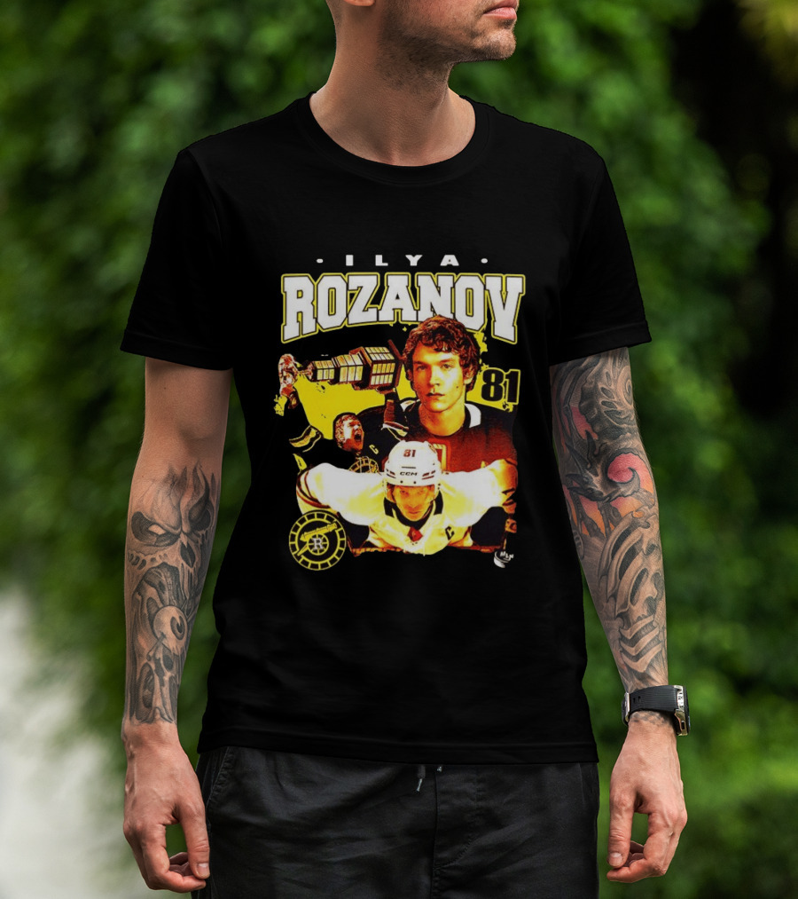 Ilya Rozanov MLH Heated Rivalry Number 81 Mega Hockey T-Shirt
