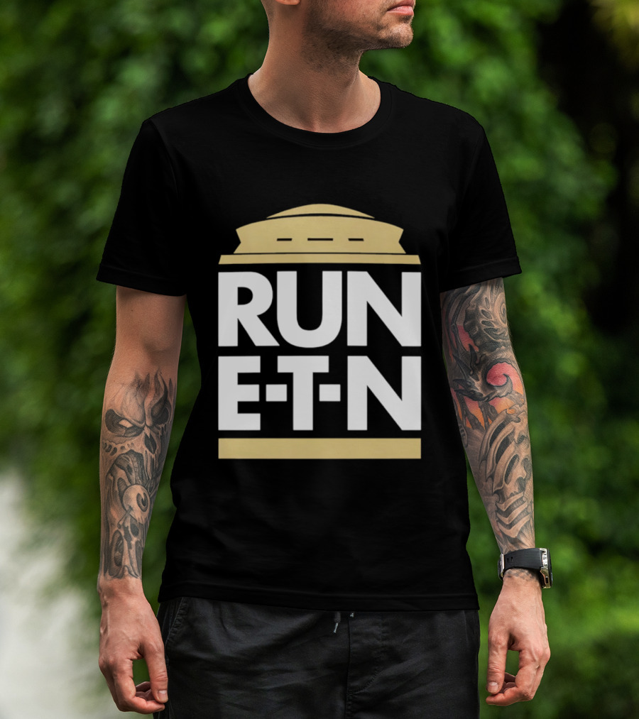 New Orleans Saints Run ETN Stadium Motif T-Shirt