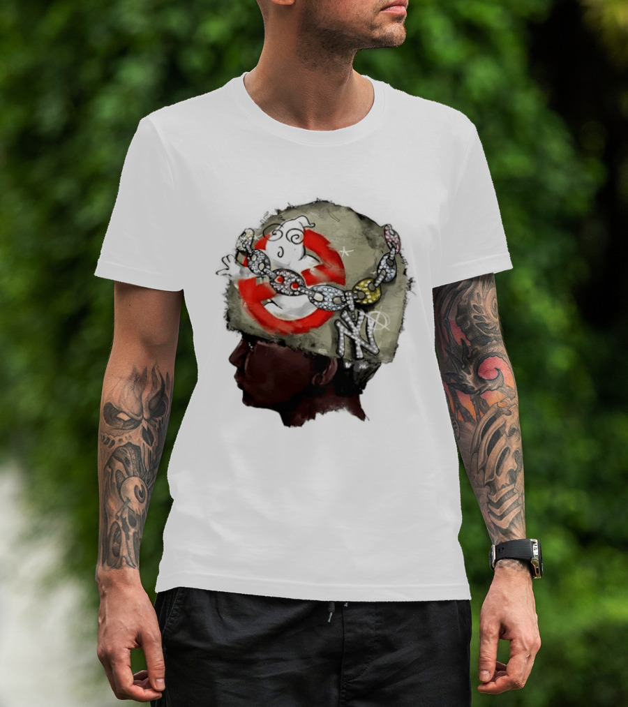 Swag Stealer Album Ghostbusters Chain Art NY Yankees T-Shirt