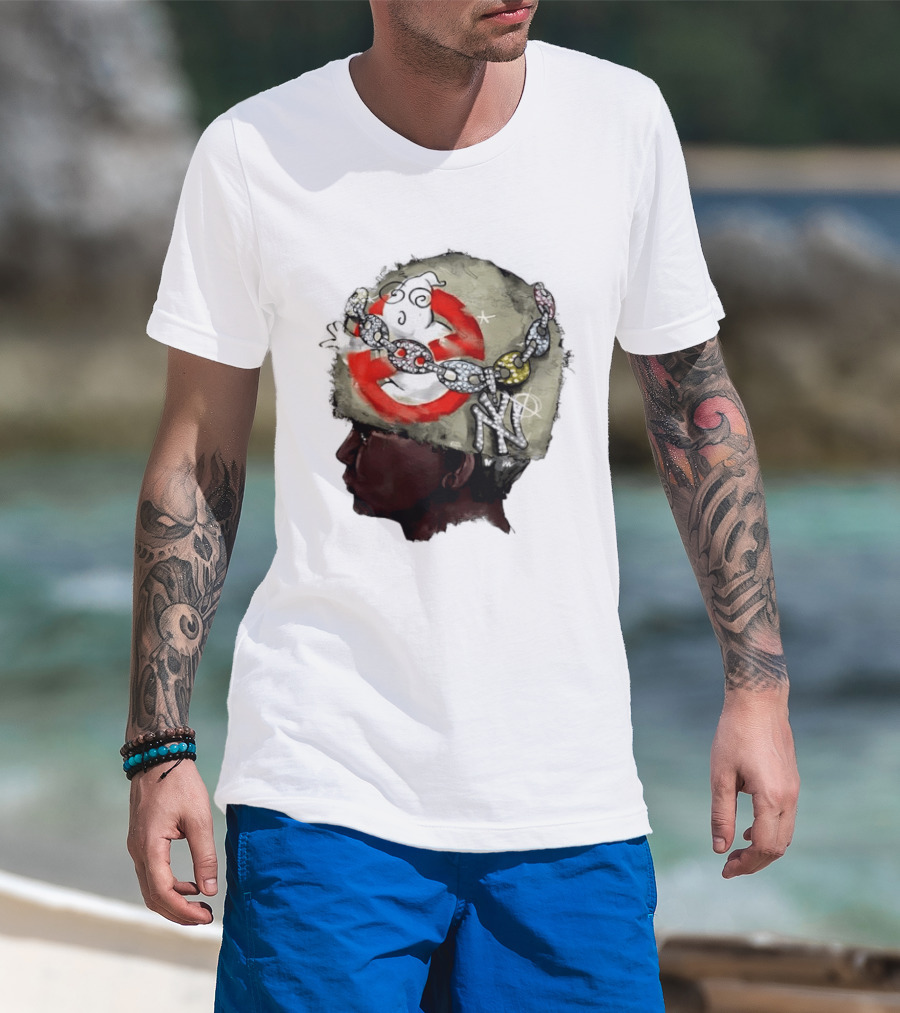 Swag Stealer Album Ghostbusters Chain Art NY Yankees T-Shirt