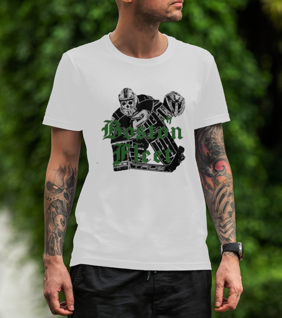 Aerin Frankel Boston Fleet PWHL Skeleton Goalie T-Shirt