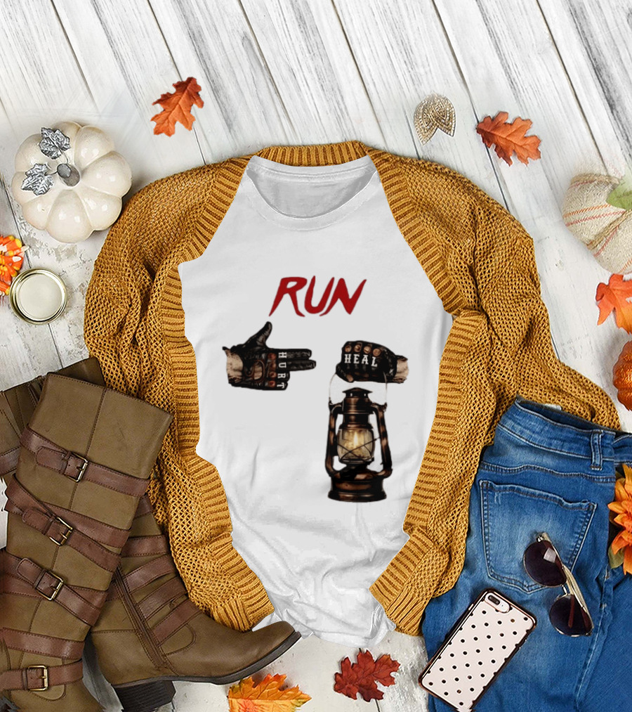 RUN Bray Wyatt Hurt Heal Lantern Mashup T-Shirt