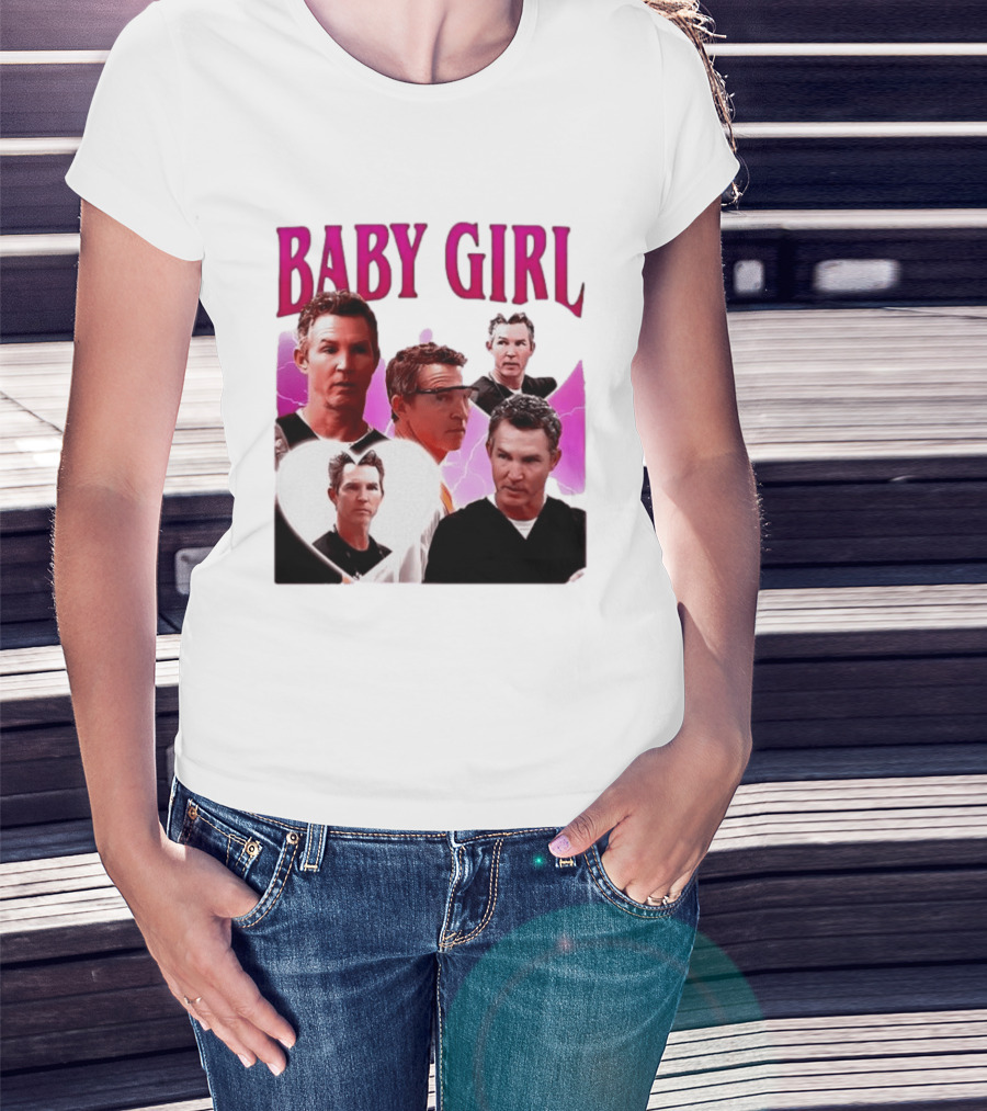 BABY GIRL Dr. Jack Abbot Collage Fashion Trend T-Shirt