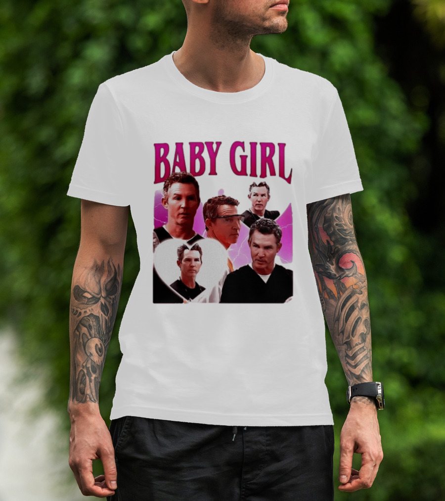 BABY GIRL Dr. Jack Abbot Collage Fashion Trend T-Shirt