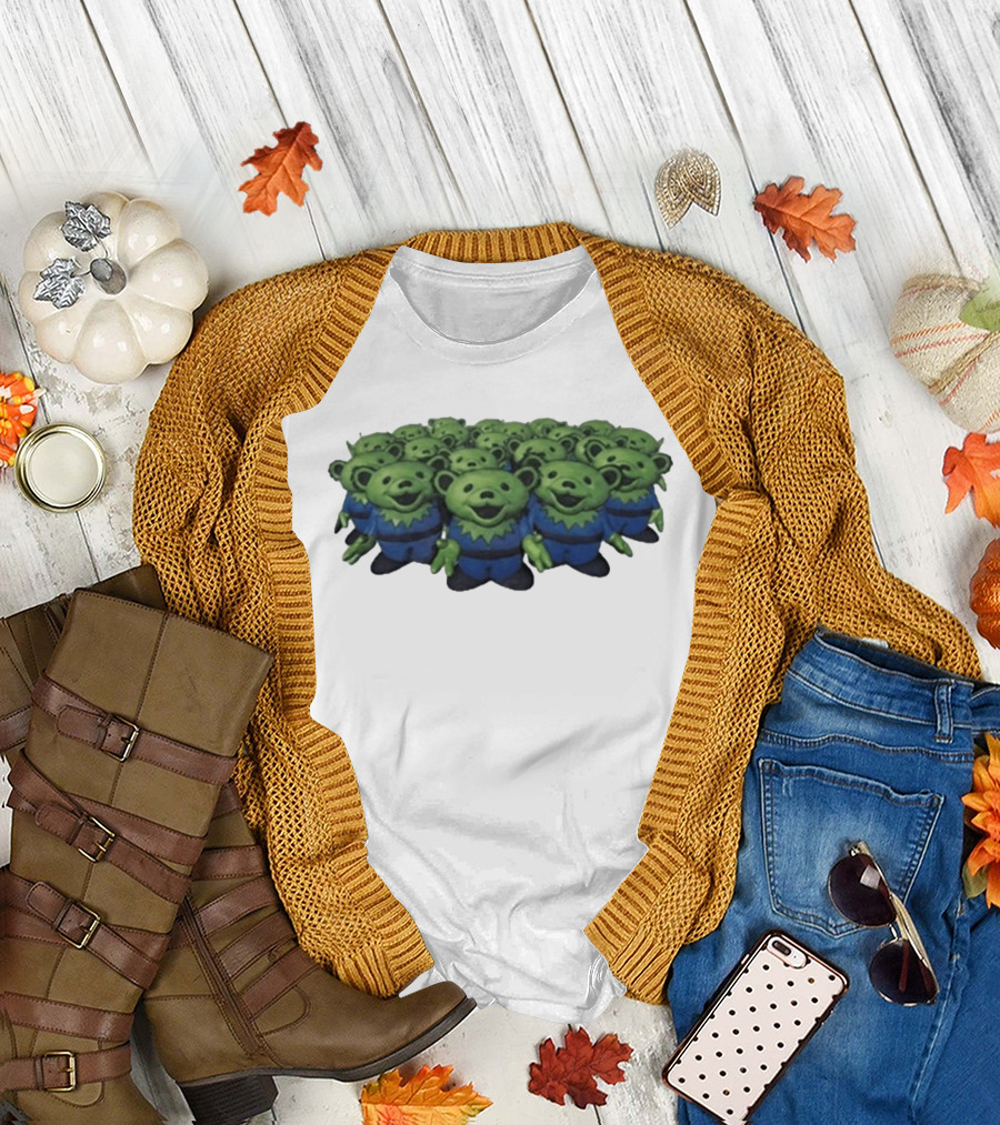 Grateful Animation Studios Alien Bear Characters T-Shirt
